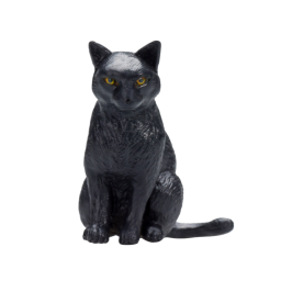 Mojo Kočka černá sedící